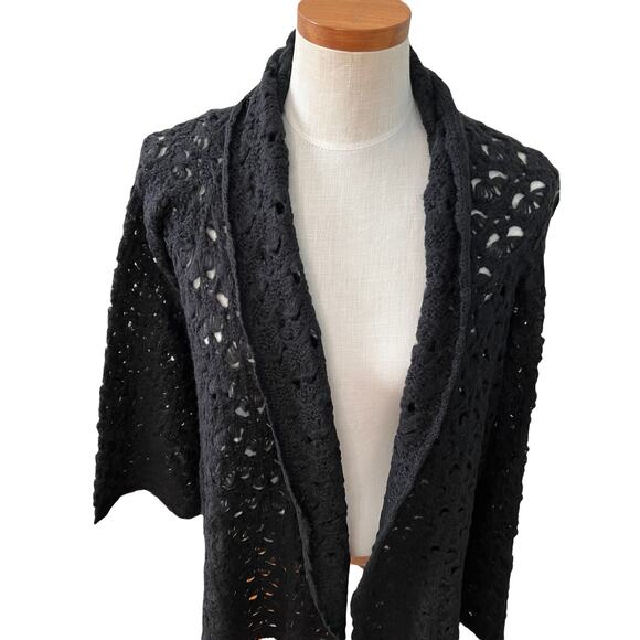 Alexia Admor Festival Open Front Cardigan Sweater Shawl - Picture 2 of 5